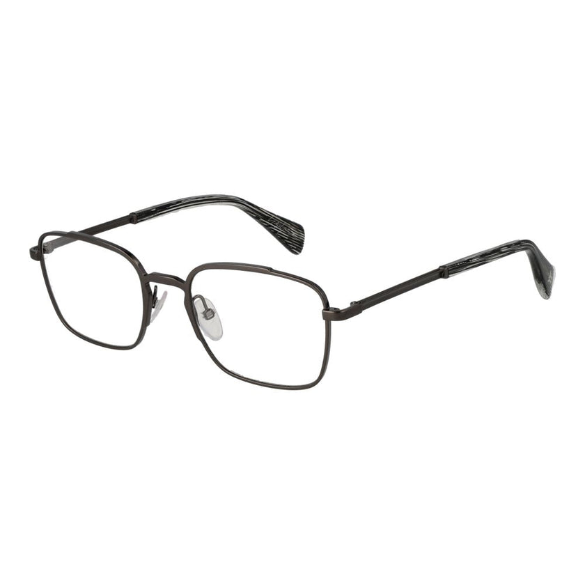 Yohji Yamamoto Gray Metal Glasses (Frames) Yohji Yamamoto