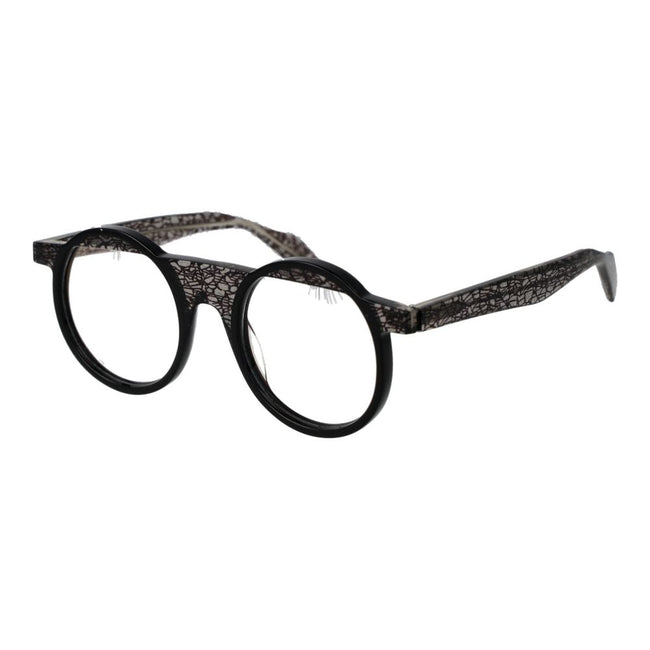 Yohji Yamamoto Black Unisex Glasses Frame Yohji Yamamoto