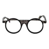 Yohji Yamamoto Black Unisex Glasses Frame Yohji Yamamoto