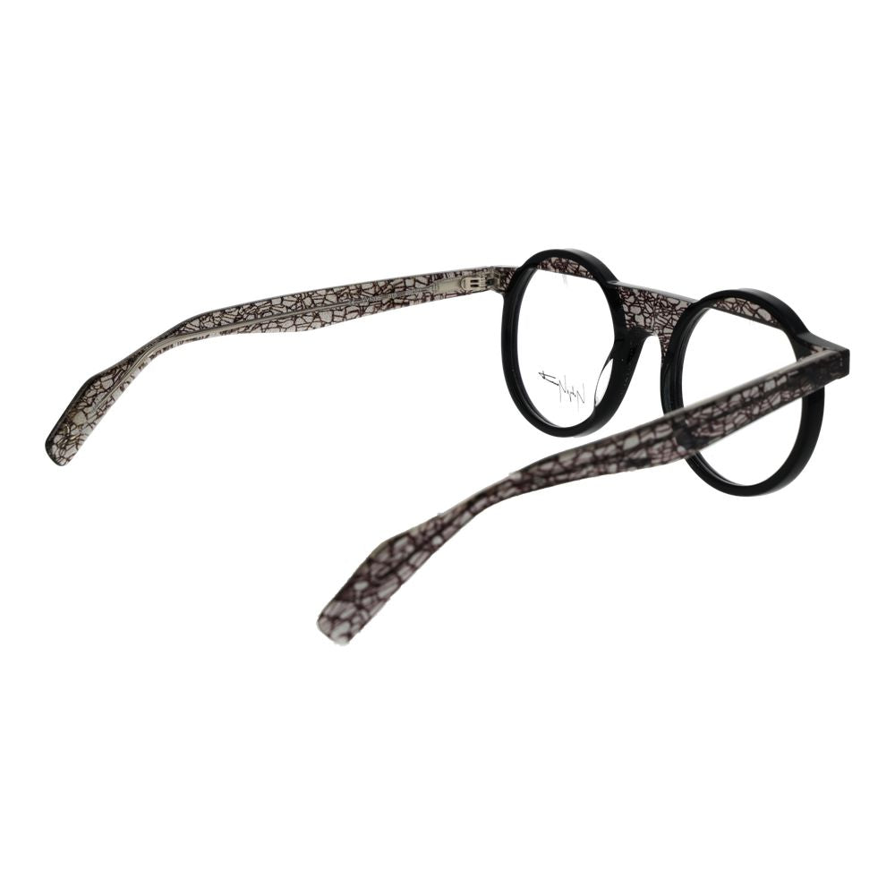 Yohji Yamamoto Black Unisex Glasses Frame Yohji Yamamoto