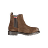Tommy Hilfiger Brown Leather Men Boot Tommy Hilfiger