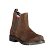 Tommy Hilfiger Brown Leather Men Boot Tommy Hilfiger
