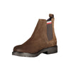 Tommy Hilfiger Brown Leather Men Boot Tommy Hilfiger