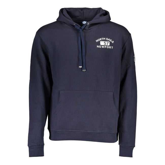 North Sails Blue Cotton Men Sweater North Sails