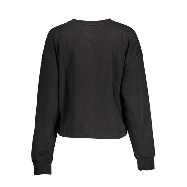 Tommy Hilfiger Black Cotton Women Sweater Tommy Hilfiger