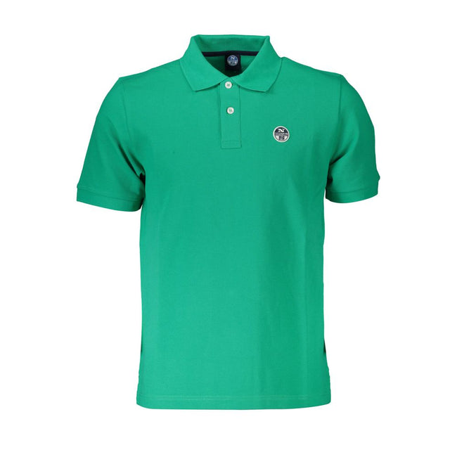 North Sails Green Cotton Polo Shirt North Sails