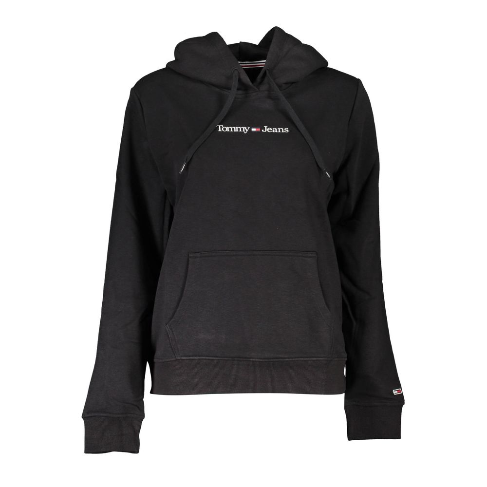 Tommy Hilfiger Black Cotton Sweatshirt Tommy Hilfiger