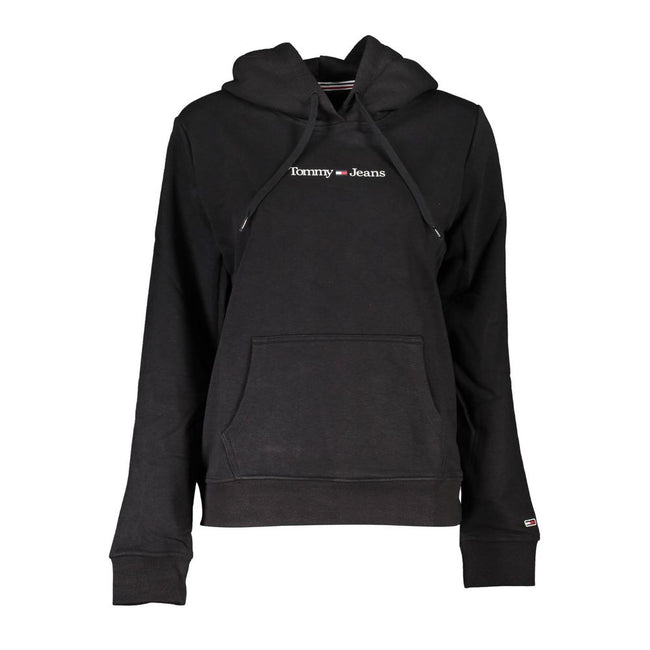 Tommy Hilfiger Black Cotton Sweatshirt Tommy Hilfiger