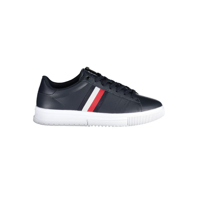 Tommy Hilfiger Blue Polyester Sneaker Tommy Hilfiger
