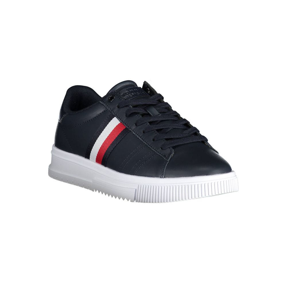 Tommy Hilfiger Blue Polyester Sneaker Tommy Hilfiger