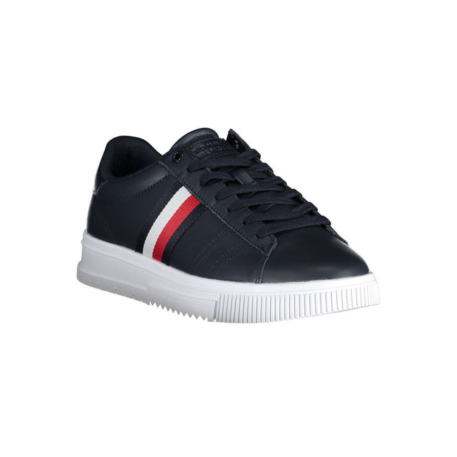Tommy Hilfiger Blue Polyester Sneaker Tommy Hilfiger