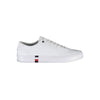 Tommy Hilfiger White Polyester Sneaker Tommy Hilfiger