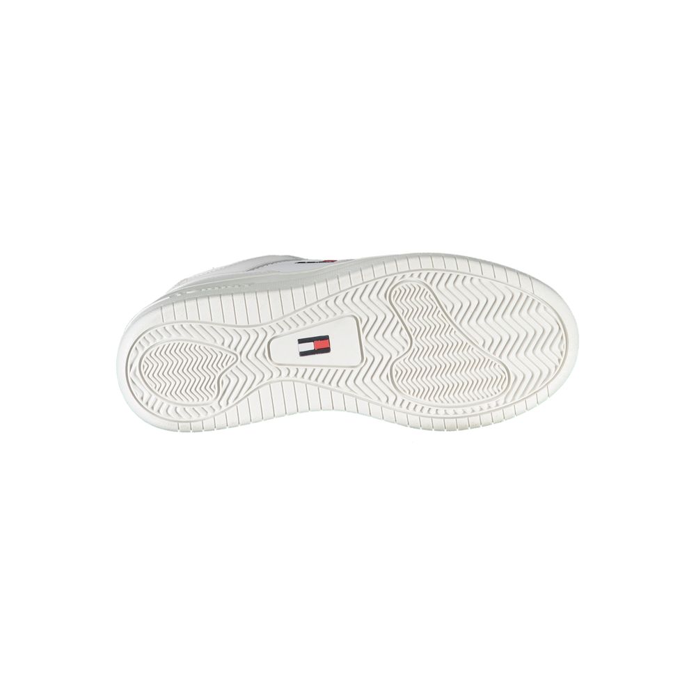 Tommy Hilfiger White Polyester Sneaker Tommy Hilfiger