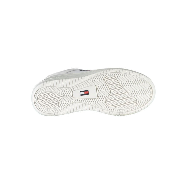 Tommy Hilfiger White Polyester Sneaker Tommy Hilfiger