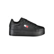 Tommy Hilfiger Black Polyester Sneaker Tommy Hilfiger