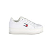 Tommy Hilfiger White Polyester Sneaker Tommy Hilfiger
