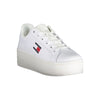 Tommy Hilfiger White Polyester Sneaker Tommy Hilfiger