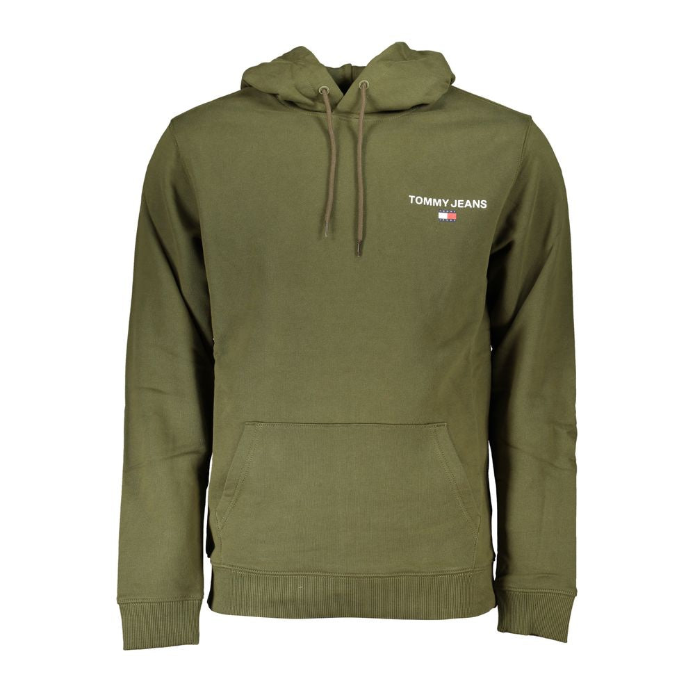 Tommy Hilfiger Green Cotton Men Sweater Tommy Hilfiger