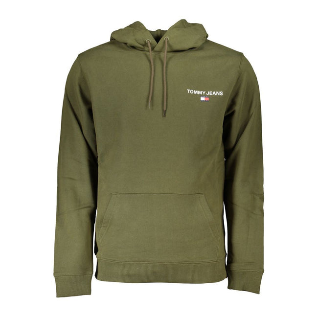Tommy Hilfiger Green Cotton Men Sweater Tommy Hilfiger