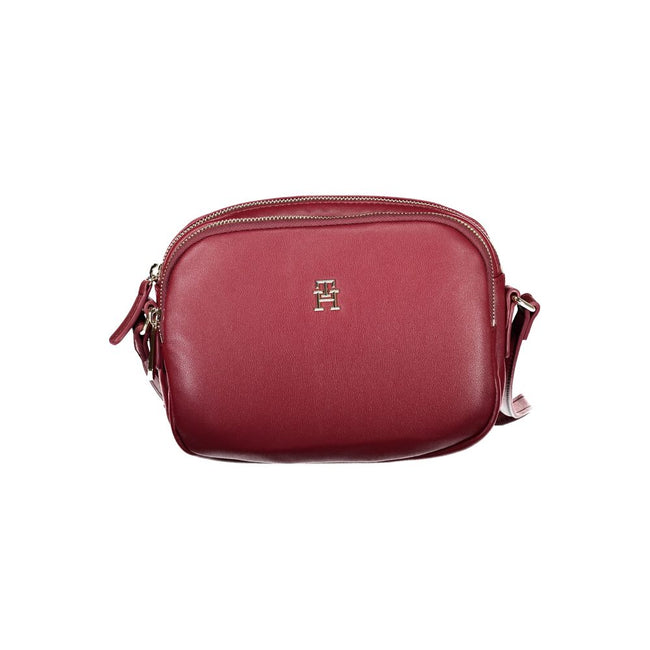 Tommy Hilfiger Red Polyester Handbag Tommy Hilfiger