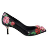 Dolce & Gabbana Black Leather Pump Dolce & Gabbana