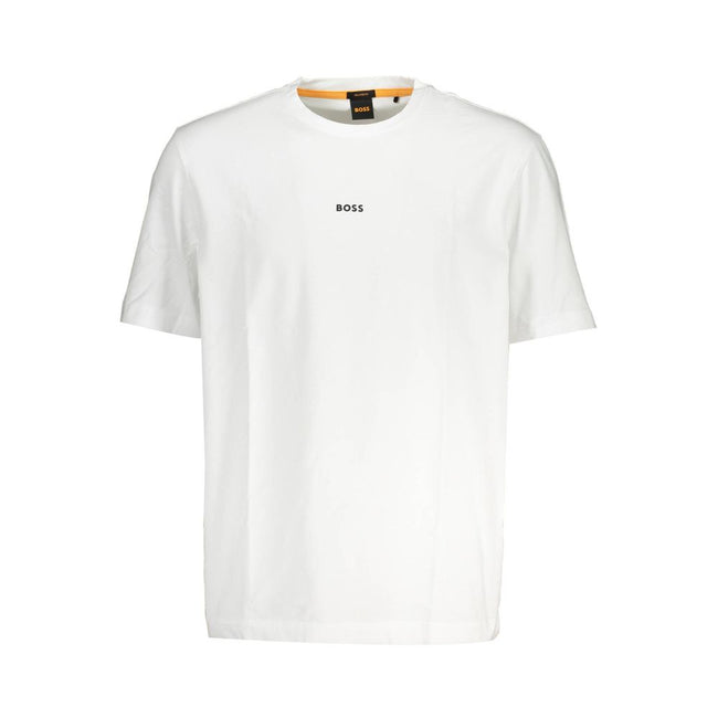 Hugo Boss White Cotton T-Shirt Hugo Boss