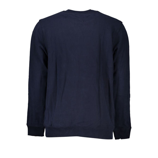 Tommy Hilfiger Blue Organic Cotton Men Sweater Tommy Hilfiger
