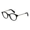 Yohji Yamamoto Black Unisex Glasses Frame Yohji Yamamoto