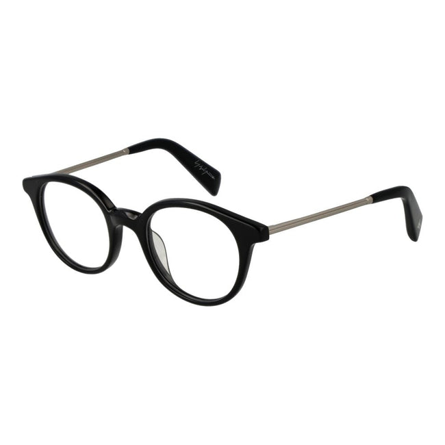 Yohji Yamamoto Black Unisex Glasses Frame Yohji Yamamoto