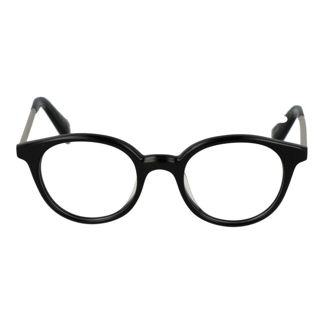 Yohji Yamamoto Black Unisex Glasses Frame Yohji Yamamoto