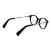 Yohji Yamamoto Black Unisex Glasses Frame Yohji Yamamoto