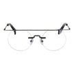 Yohji Yamamoto Gray Men Glasses Frame Yohji Yamamoto