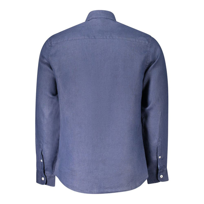 North Sails Blue Linen Shirt North Sails
