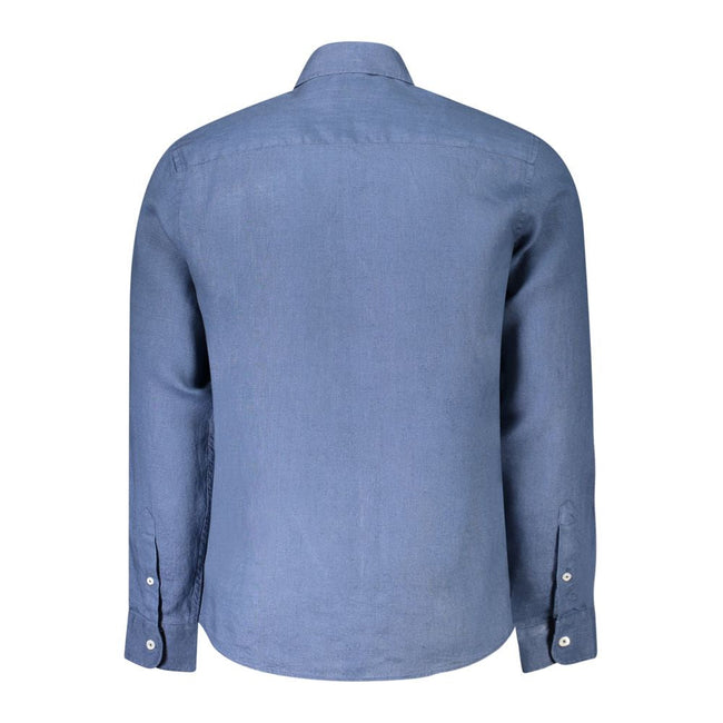 North Sails Blue Linen Shirt North Sails