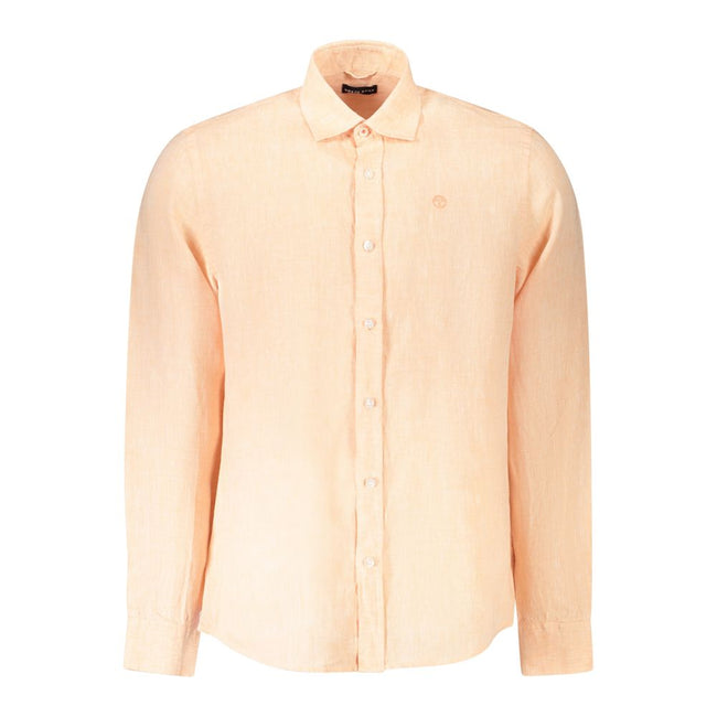 North Sails Pink Linen Shirt North Sails