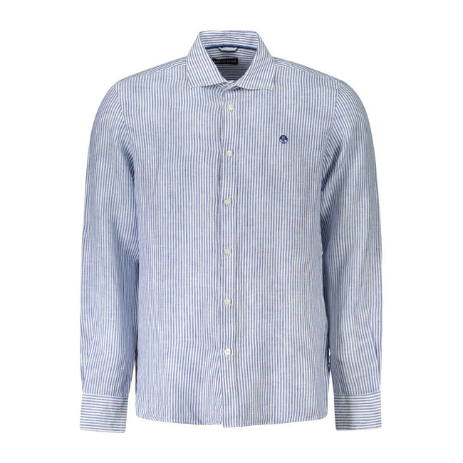 North Sails Blue Linen Shirt North Sails