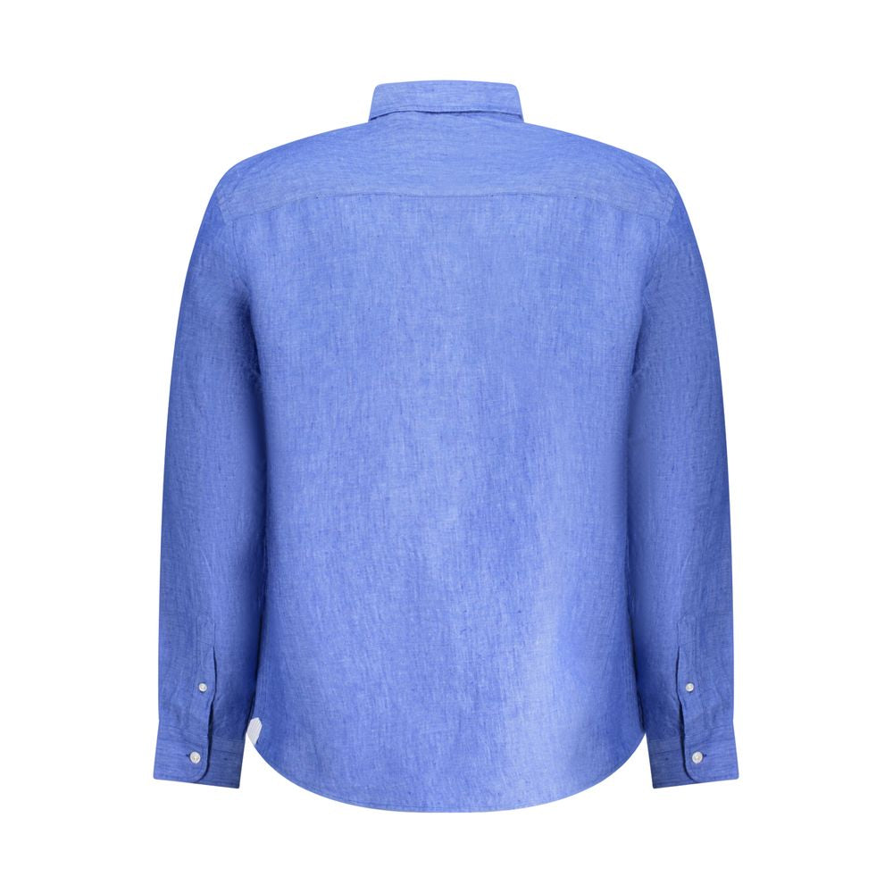 North Sails Blue Linen Shirt North Sails