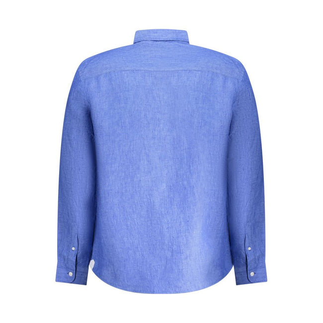 North Sails Blue Linen Shirt North Sails