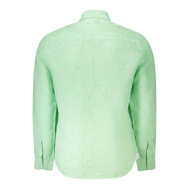 North Sails Green Linen Shirt North Sails