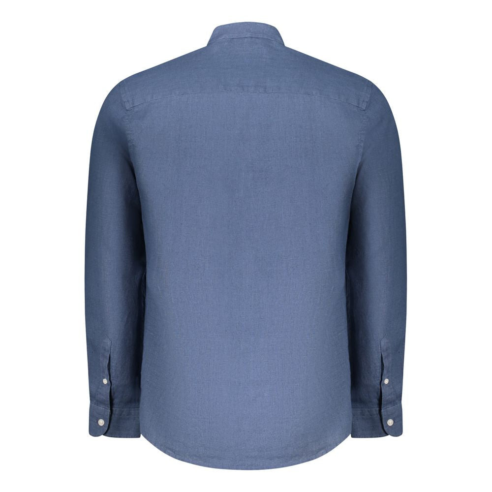 North Sails Blue Linen Shirt North Sails