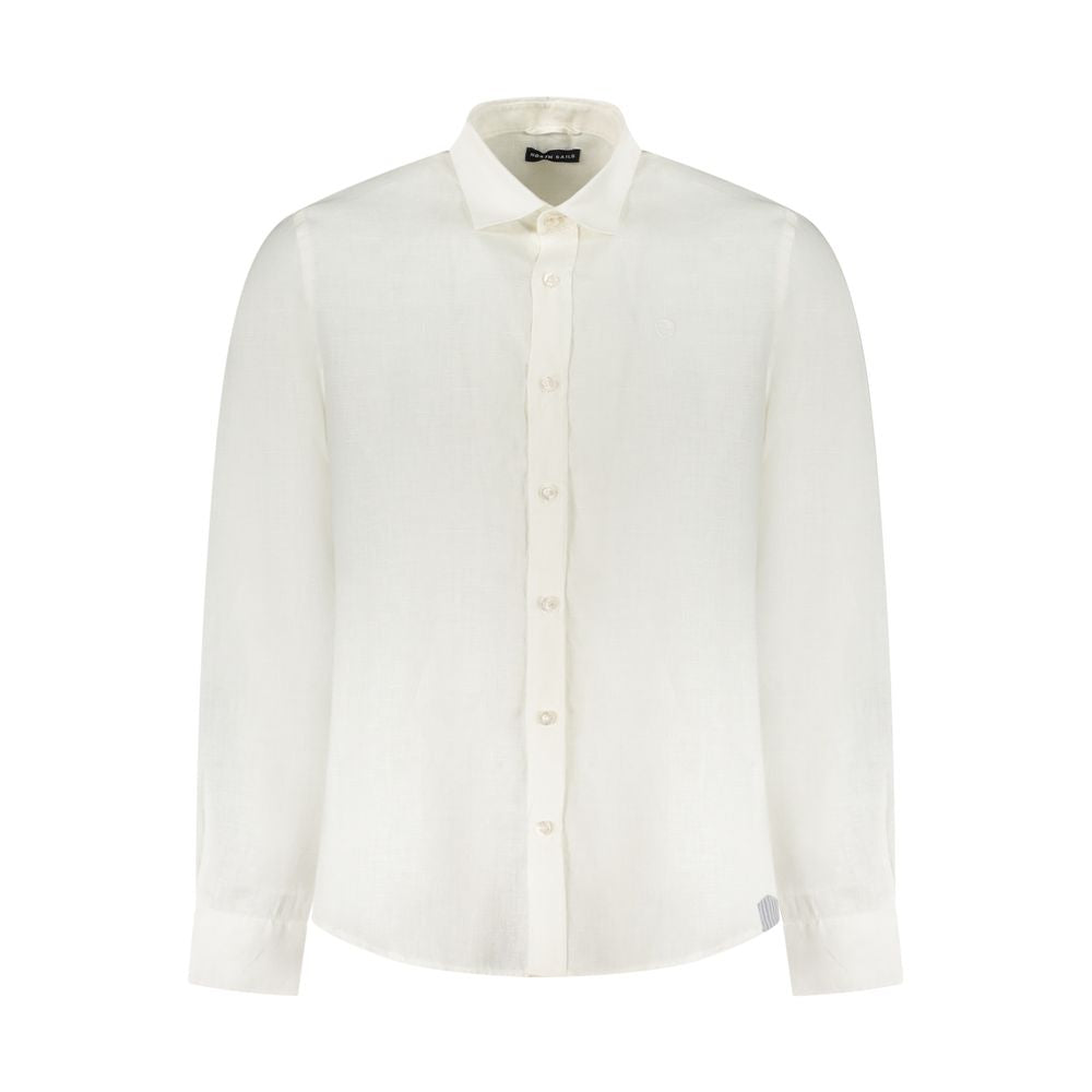 North Sails White Linen Shirt North Sails