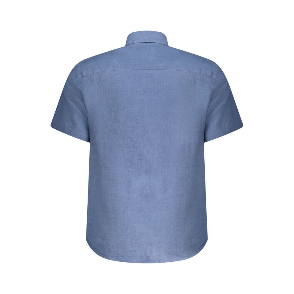 North Sails Blue Linen Shirt North Sails