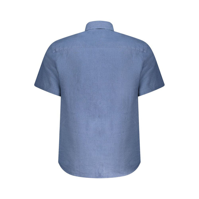 North Sails Blue Linen Shirt North Sails