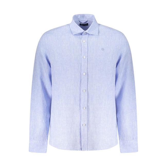 North Sails Blue Linen Shirt North Sails