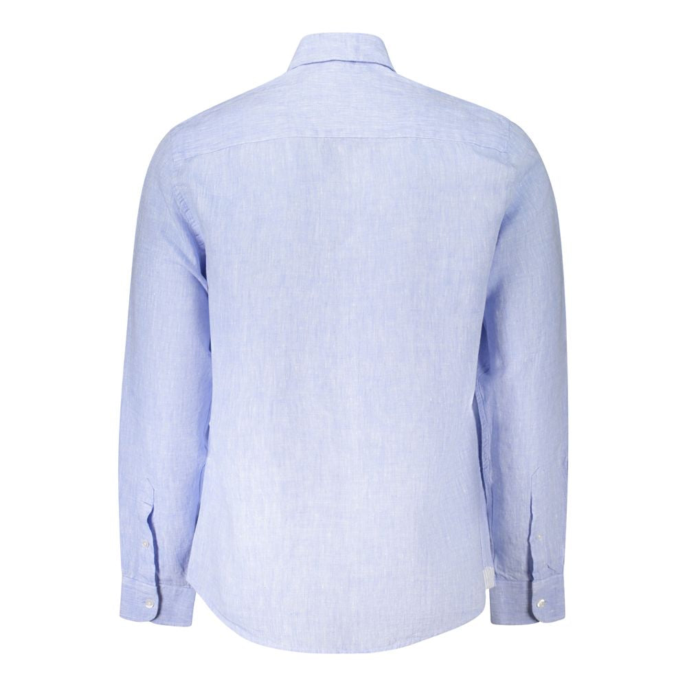 North Sails Blue Linen Shirt North Sails