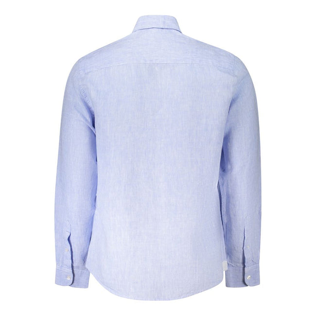 North Sails Blue Linen Shirt North Sails