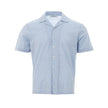 Gran Sasso Blue Linen And Cotton Shortsleeve Gran Sasso