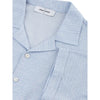 Gran Sasso Blue Linen And Cotton Shortsleeve Gran Sasso