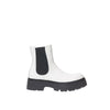 Alexander McQueen Black And White Leather Boot Alexander McQueen