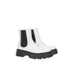Alexander McQueen Black And White Leather Boot Alexander McQueen